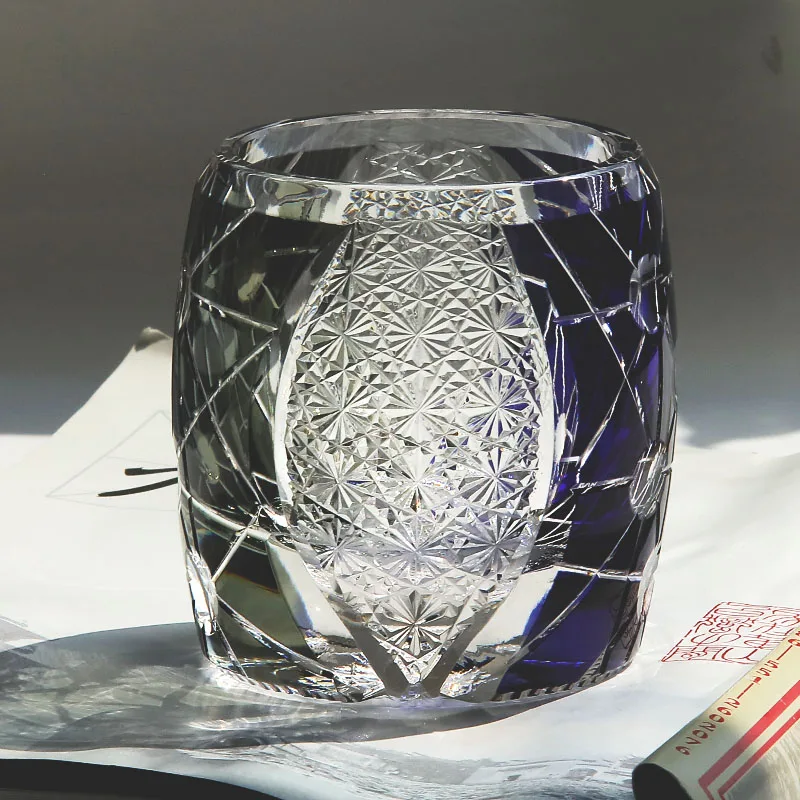 9.5 oz Heavy Edo Kiriko Tyle W - Old Fashioned Glass บทวิจารณ์และราคา