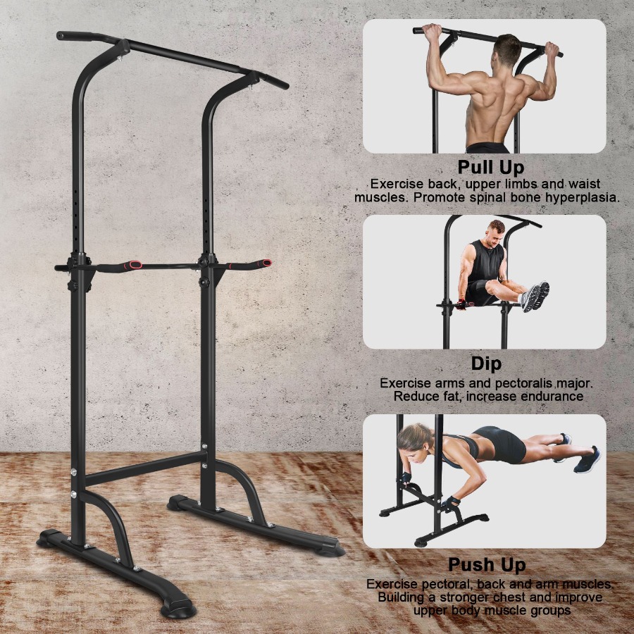 Power Tower Workout Dip Statio - Home Bar Stand บทวิจารณ์และราคา