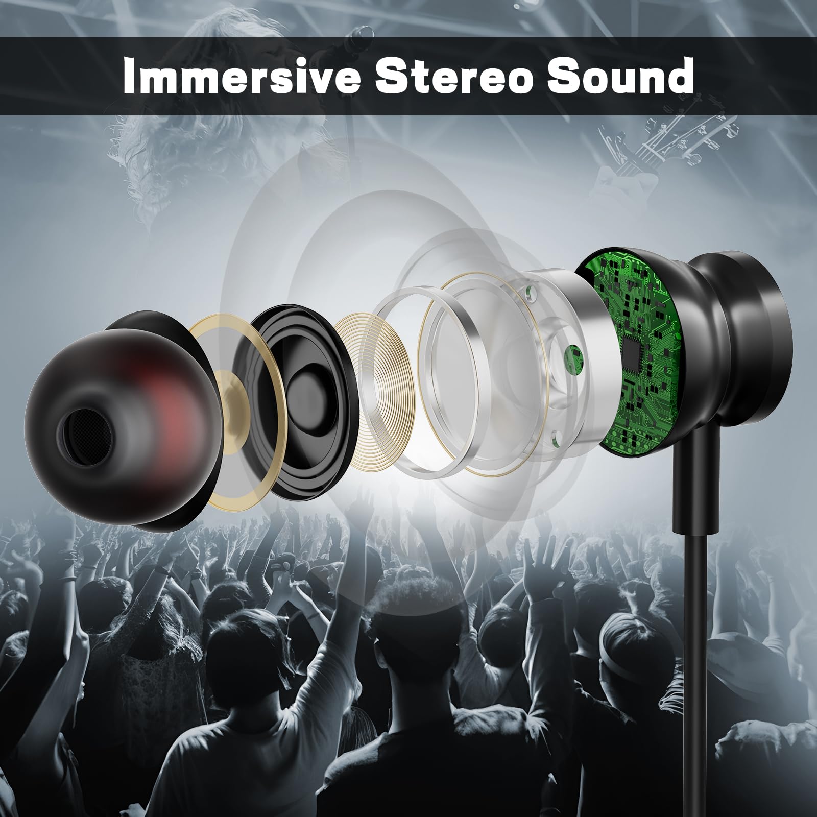 Type C Wired Headphones 3.5mm  - Home Bar Iphone บทวิจารณ์และราคา