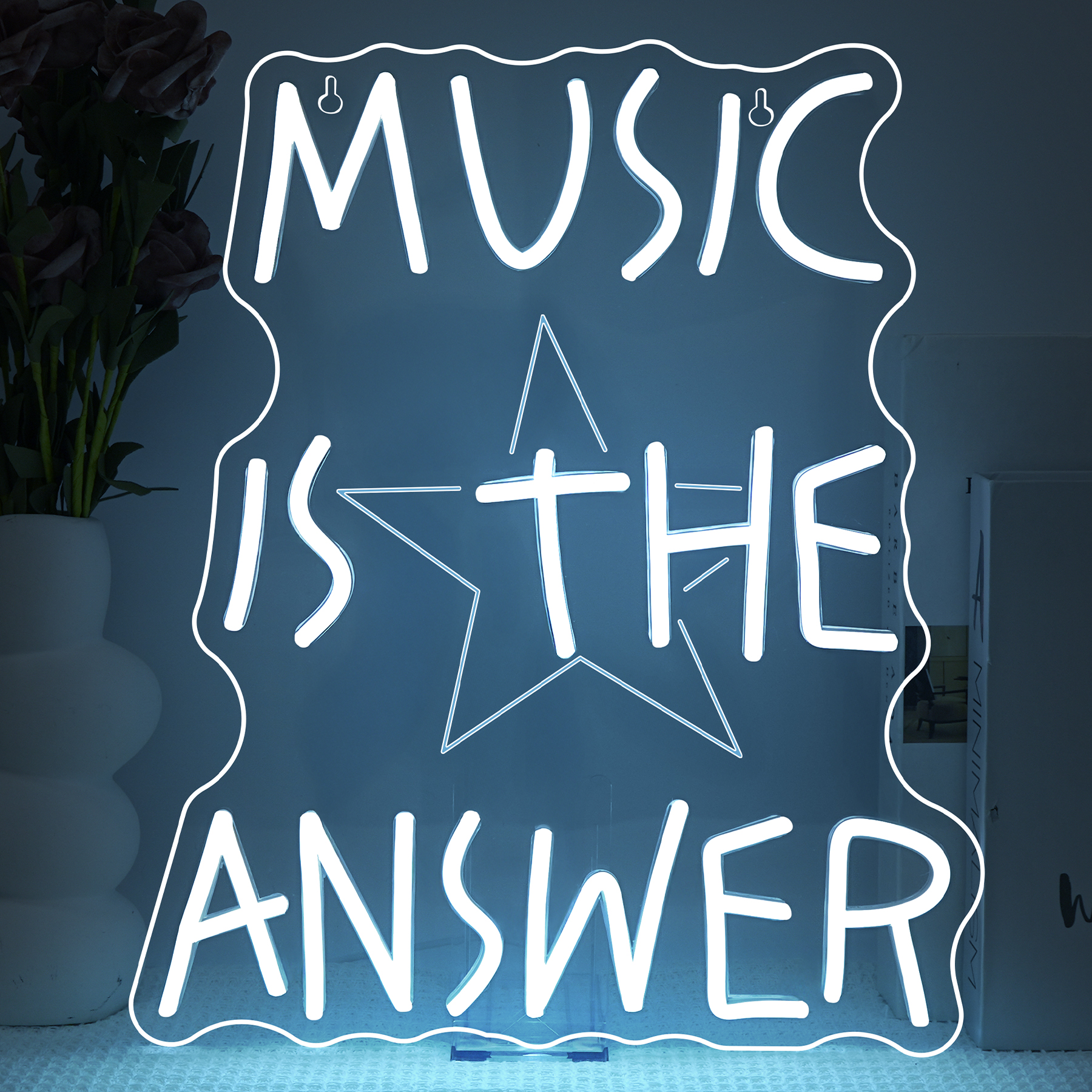 Music Is The Answer Neon Sign  - Home Bar Word บทวิจารณ์และราคา