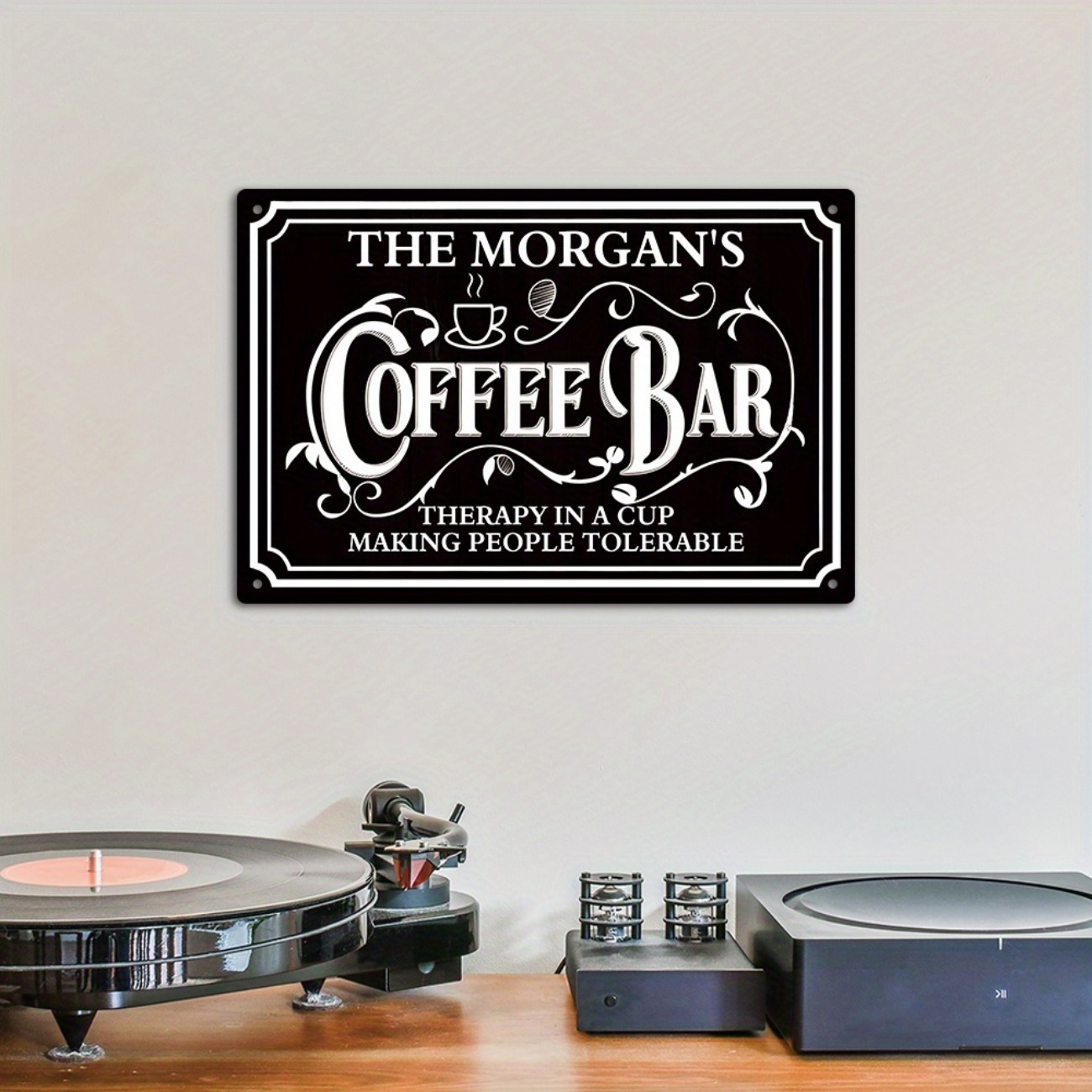 1pc Personalized The Morgan's  - Home Bar And Coffee บทวิจารณ์และราคา