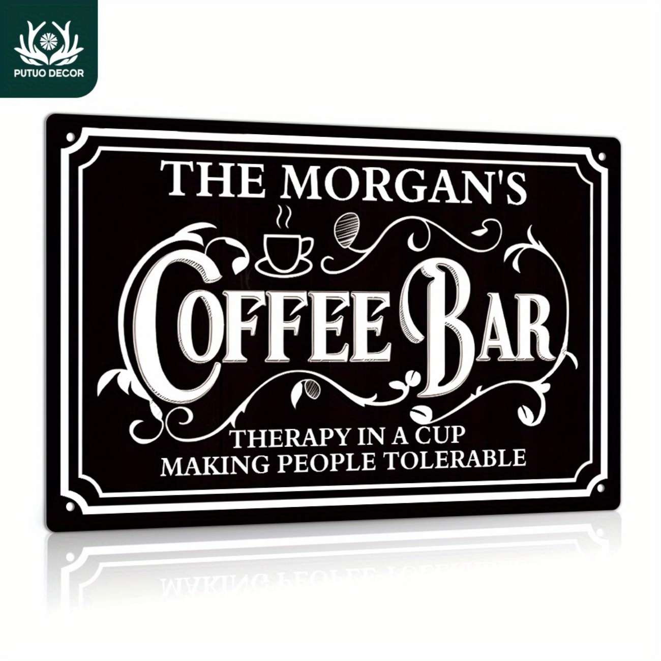 1pc Personalized The Morgan's  - Home Bar And Coffee บทวิจารณ์และราคา