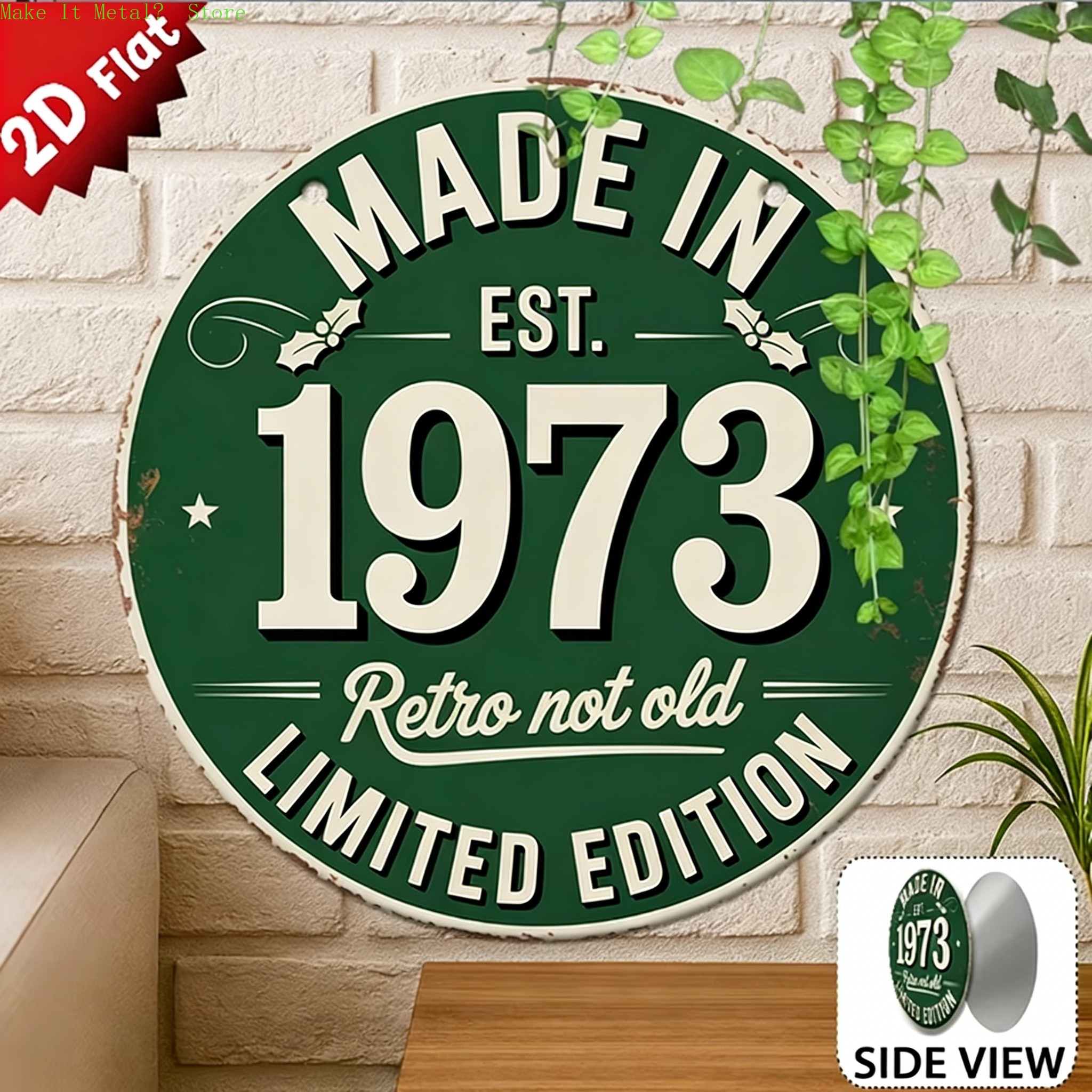 Made in 1976 Retro Not Old 2D  - Home Bar Cafe บทวิจารณ์และราคา