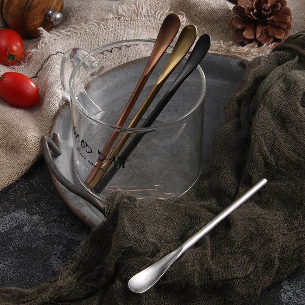 2Pcs Premium Stainless Steel M - Bar Spoon Twisted บทวิจารณ์และราคา