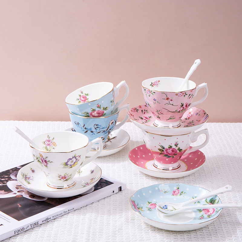 1pc French Ceramic Coffee Cup  - Old Fashioned Glass บทวิจารณ์และราคา