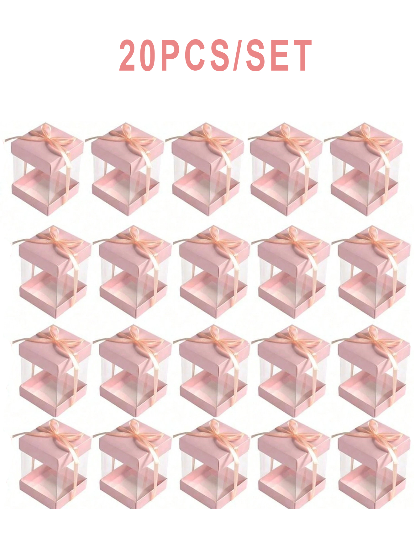 10PCS Clear PET Gift Boxes wit - Bar Cart Gold บทวิจารณ์และราคา